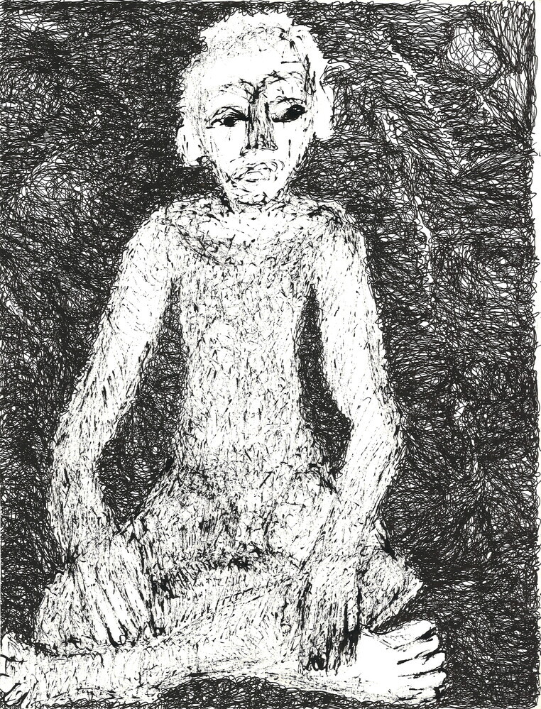 2008_14.jpg; 2008/014; Ohne Titel; Tuschezeichnung