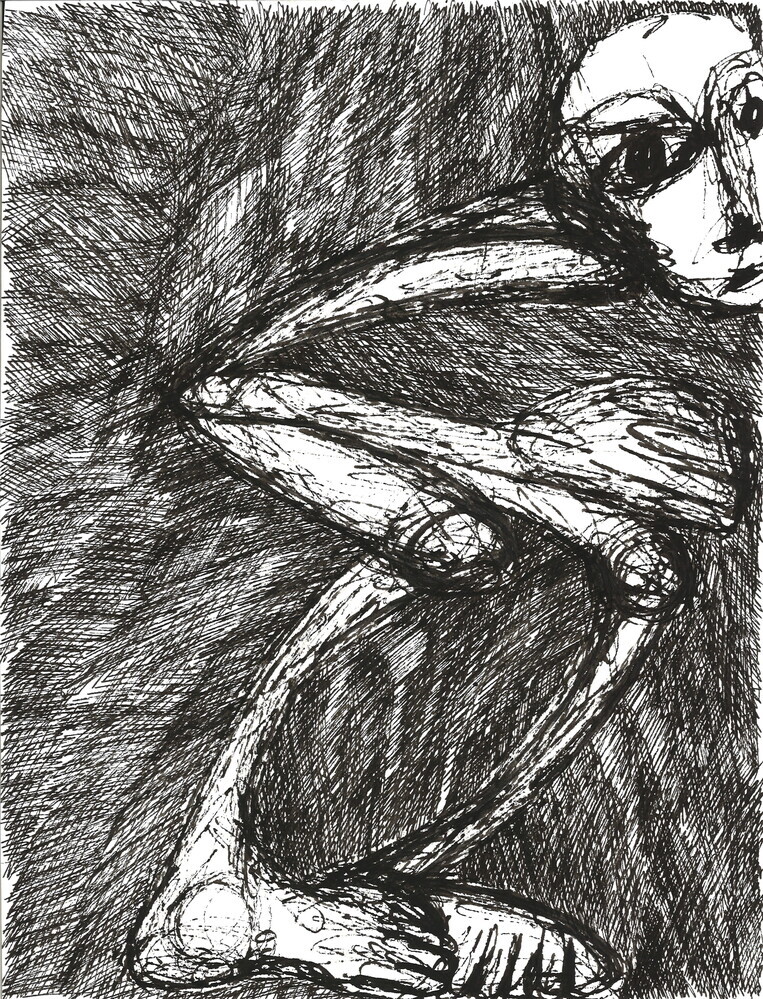 2008_9.jpg; 2008/009; Ohne Titel; Tuschezeichnung