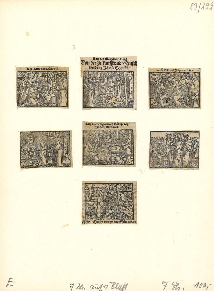 89_199.jpg; 89/199; Motive zum Neuen Testament; Holzschnitt