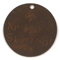 91_244-1.jpg; 91/244; Marke aus dem KZ Stutthoff; Marke