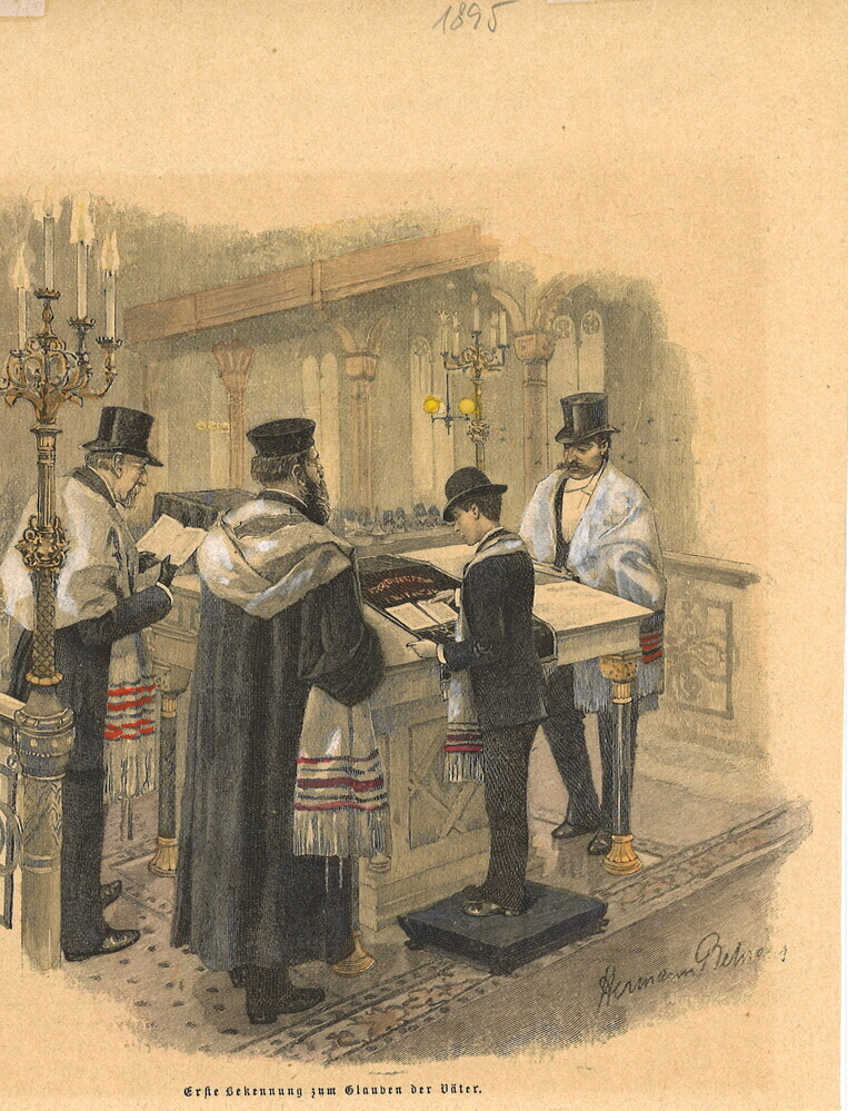 91_268.jpg; 91/268; Erste Bekennung zum Glauben der Väter; Holzstich