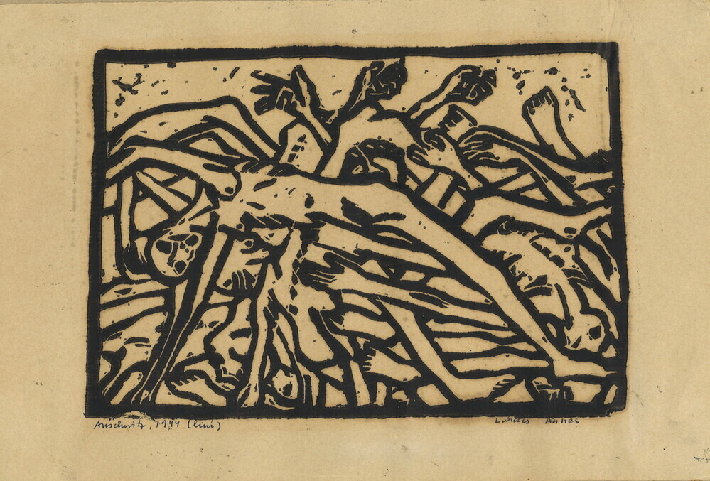 94_11.jpg; 94/011; Leichname; Linolschnitt